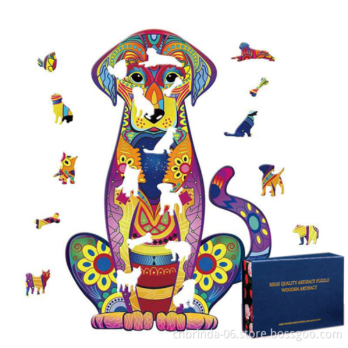 3d jigsaw wooden puzzle diy toy for adults birthday gift Jigsaw wooden Toy Educational Wooden puzzle DIY Customize puzzle
